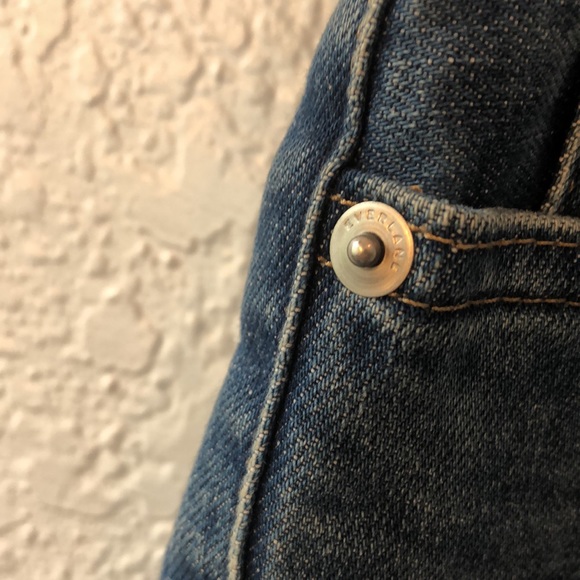 EVERLANE Original Cheeky High Rise Slim Straight Leg Ankle Denim Jeans 32 - Picture 9 of 14